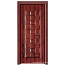 Porte en acier inoxydable en bois (FXGS-073)